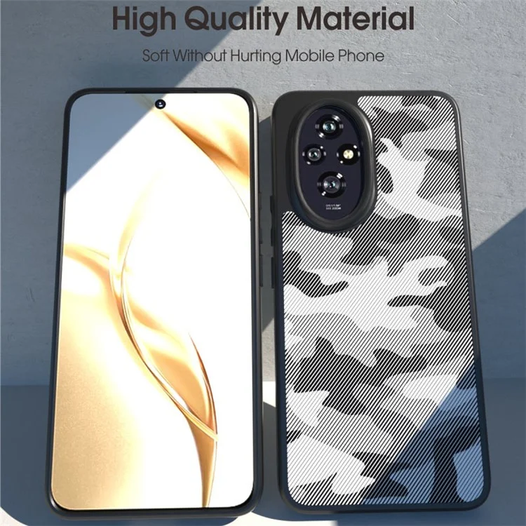 IBMRS Для чести 200 Pro 5G Чехол жесткий ПК мягкий TPU Чехол для телефона Угловые подушки безопасности Противоударный - Художественный камуфляж