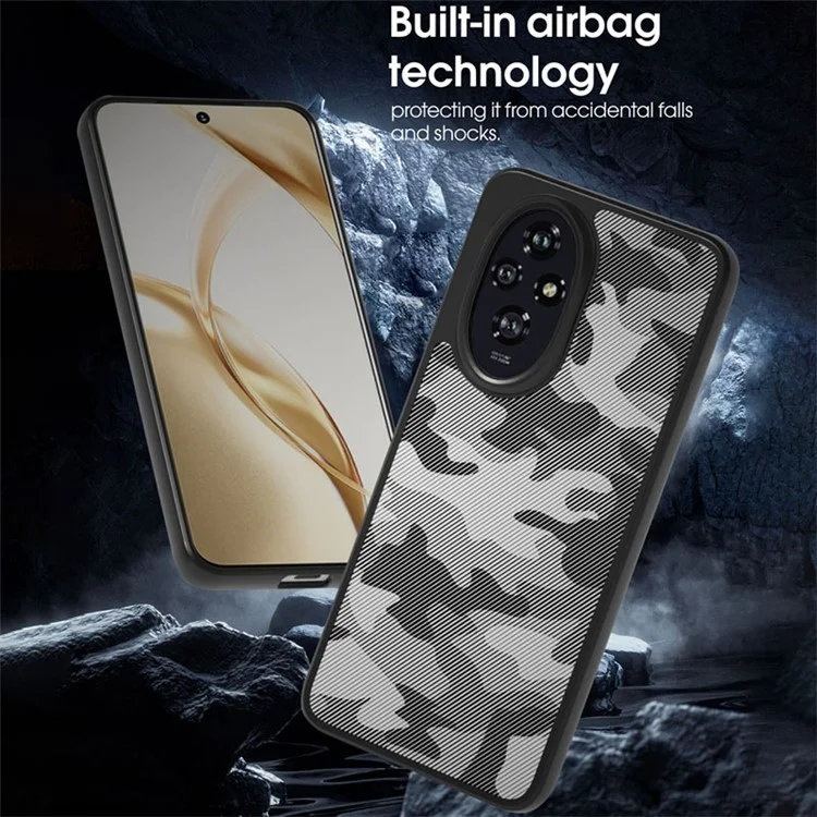 IBMRS Для чести 200 Pro 5G Чехол жесткий ПК мягкий TPU Чехол для телефона Угловые подушки безопасности Противоударный - Художественный камуфляж