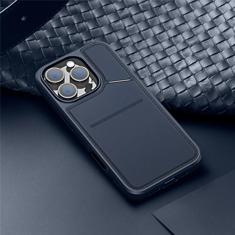 DUX DUCIS Rafi II Series for iPhone 16 Pro Max Case Compatible with MagSafe Card Slots Phone Cover - Blue