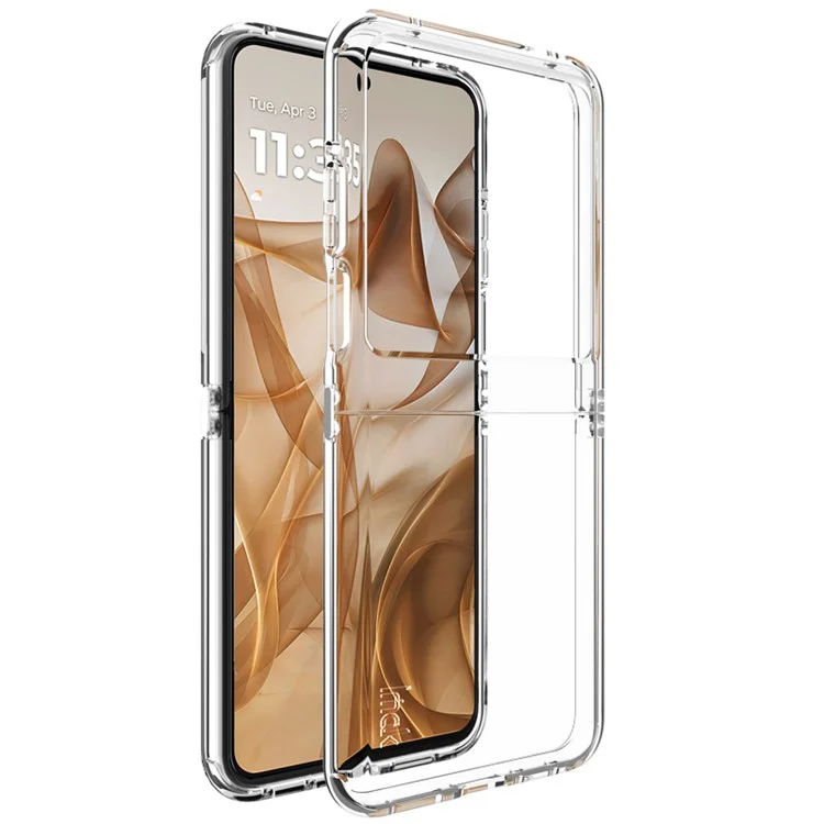 IMAK UX-6 Series для Motorola Razr 50 5G / Razr 2024 5G TPU чехол с подушками безопасности в углах и прозрачной защитой телефона