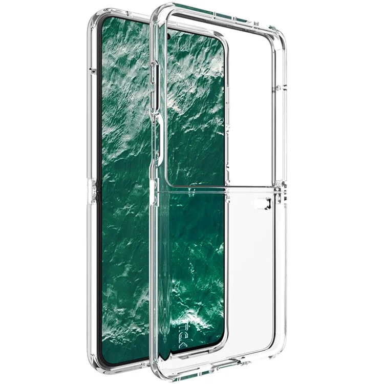 IMAK UX-6 Series for Honor Magic V Flip 5G Clear Case Anti-drop Airbags TPU Phone Cover