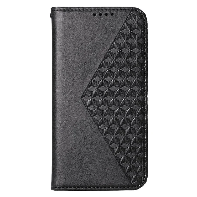For Oppo K12x 5G (China) / OnePlus Nord CE4 Lite 5G Phone Case Calf Texture PU Leather Wallet Cover with Strap - Black
