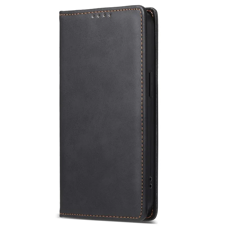 Capa carteira de couro PU com bloqueio RFID para Oppo K12 / OnePlus Nord CE4 5G - Preto