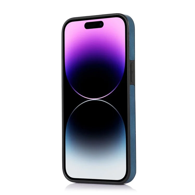 Чехол-кошелек с подставкой для iPhone 16 Pro Max, с ремешком-шнурком, TPU, искусственная кожа, с блокировкой RFID - синий