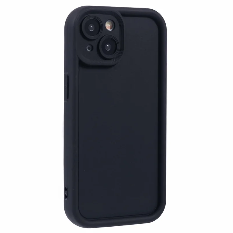 For iPhone 14 Anti-Scratch Phone Case Thickened TPU Phone Cover - Black