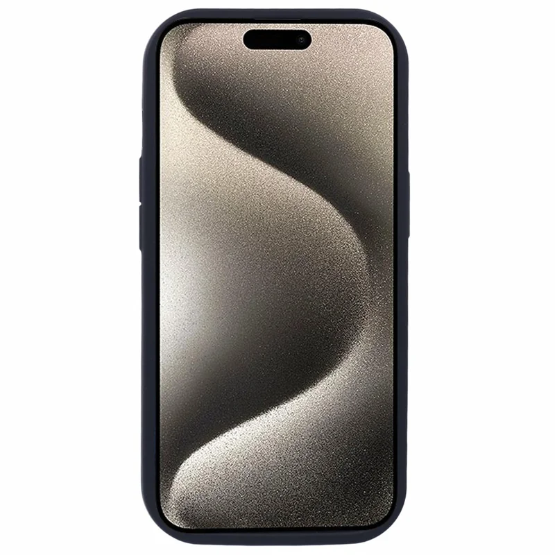 For iPhone 14 Anti-Scratch Phone Case Thickened TPU Phone Cover - Black