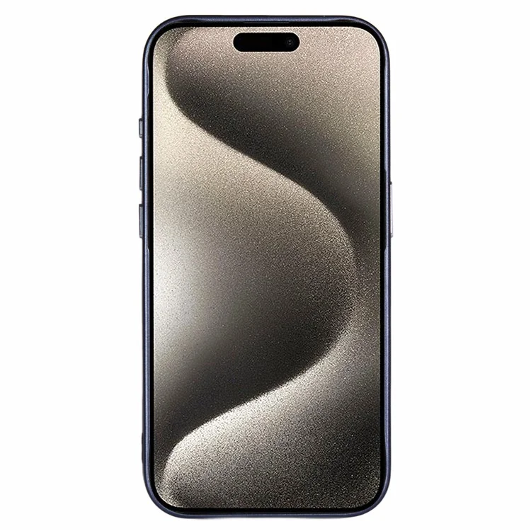 Funda para iPhone 14 Pro de X-LEVEL, funda de PC ultradelgada con textura de fibra de carbono nanométrica - Azul