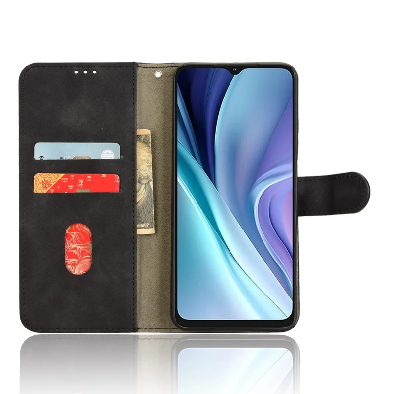 Fodral för itel A50, slitstarkt läderfodral med skin-touch-känsla - Svart