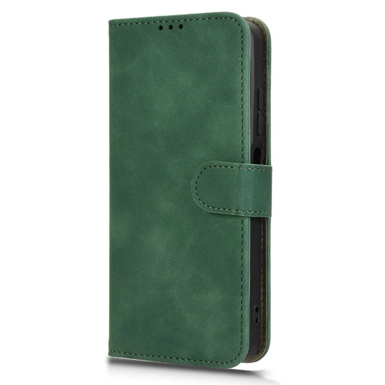 Capa para itel A50 Anti-Arranhões Couro Toque de Pele Carteira Celular - Verde