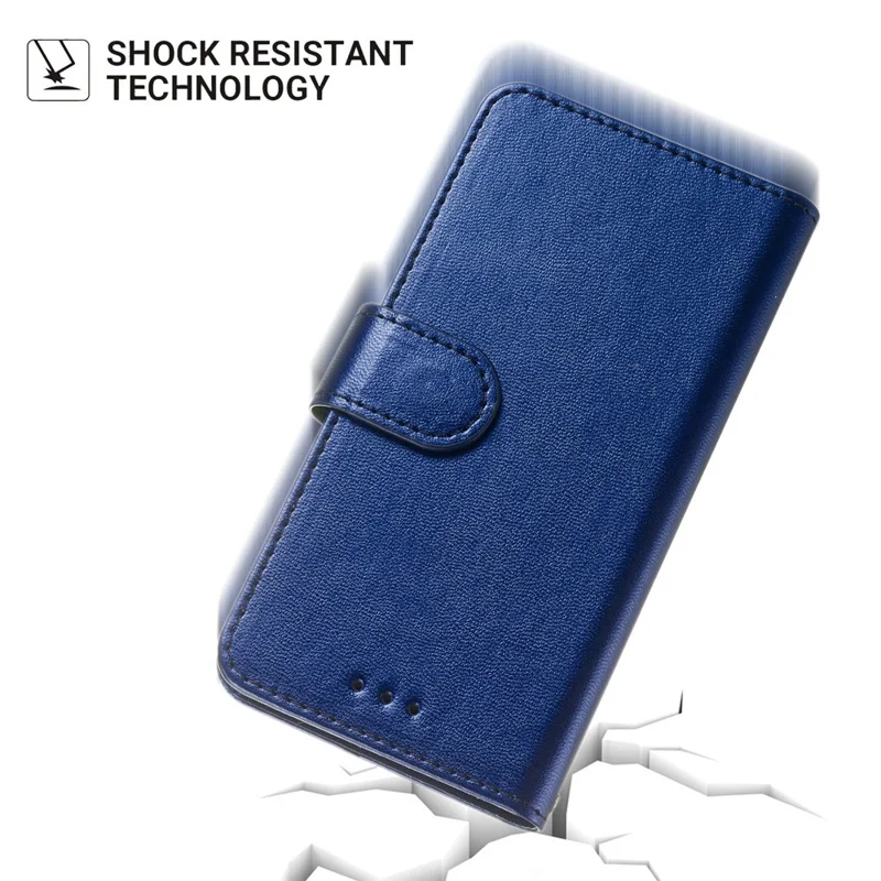 For Honor 200 5G Case Wallet Style Flip Leather Phone Cover Card Holder - Blau