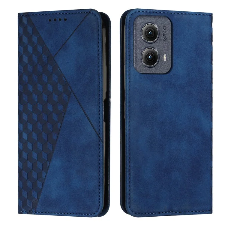 For Motorola Moto G85 5G / S50 Neo 5G Wholesale Cell Phone Stand Case Magnetic Closure PU Leather Cover - Sapphire