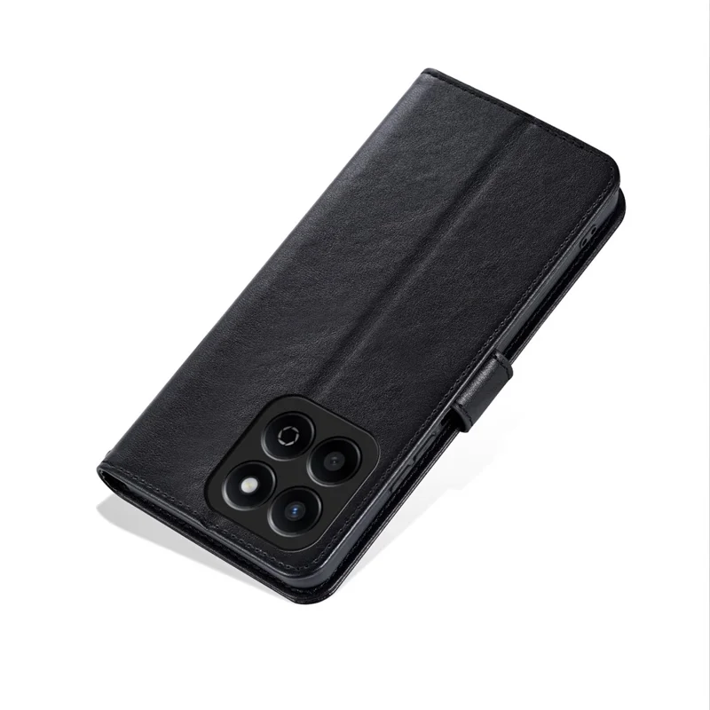 AZNS For Honor Play 60 Plus 5G Stand Case Custodia Protettiva in Pelle PU - Nero