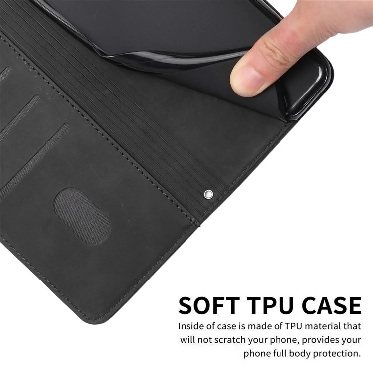 Para Google Pixel 9 / Pixel 9 Pro Funda Piel Tacto - Cubierta de Cartera de Teléfono - Negro