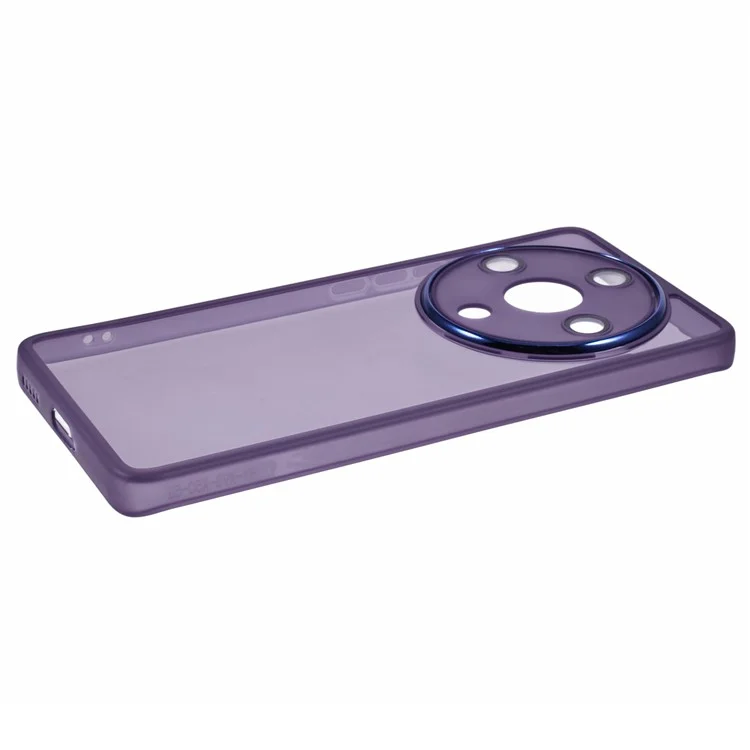 DKSM Series For Honor Magic5 Lite 5G / X9a 5G / X40 5G Case Flexible TPU Phone Cover Camera Protection - Transparent Purple