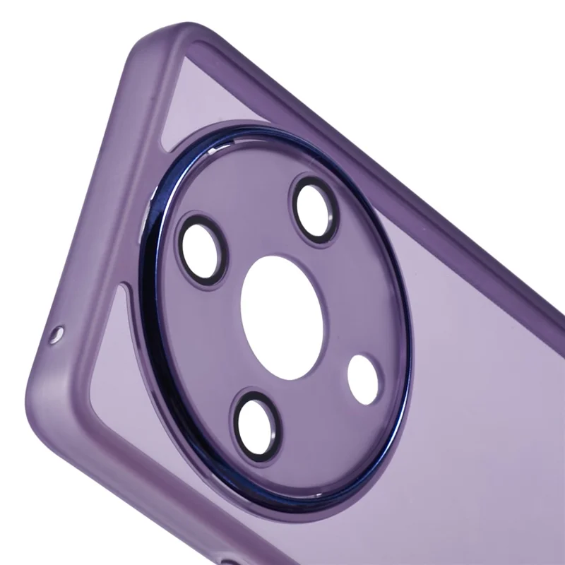 DKSM Series For Honor Magic5 Lite 5G / X9a 5G / X40 5G Case Flexible TPU Phone Cover Camera Protection - Transparent Purple