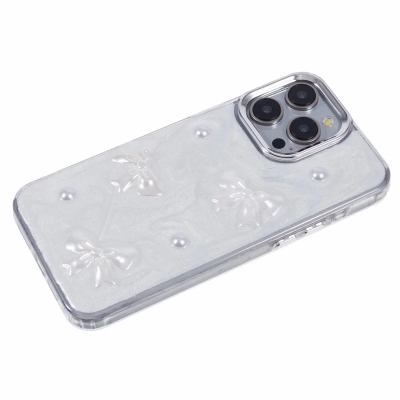 YH Series For iPhone 12 / 12 Pro Case 3D Epoxy TPU Personalized Mobile Phone Cover - Bowknot