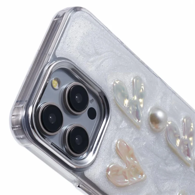 YH Series für iPhone 14 Pro Case 3D Epoxy TPU Anti-Scratch Handyhülle - Love Heart