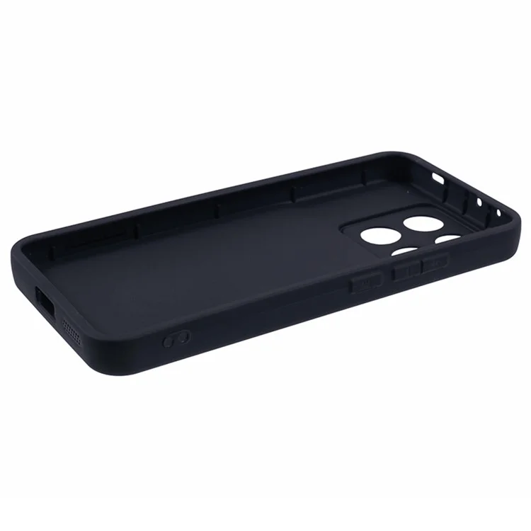 Para Xiaomi Poco X6 Pro 5G / Redmi K70E 5G Funda Flexible de TPU Protectora de Teléfono Celular - Negro