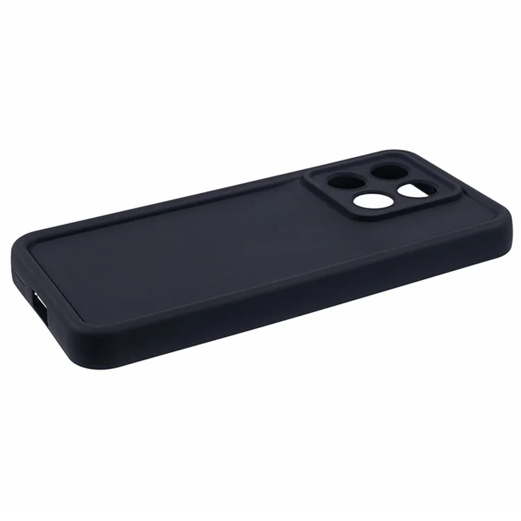 Para Xiaomi Poco X6 Pro 5G / Redmi K70E 5G Funda Flexible de TPU Protectora de Teléfono Celular - Negro