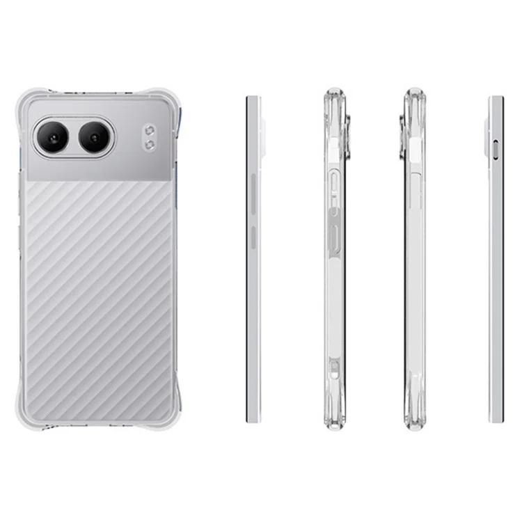 Für OnePlus Nord 4 Case Transparent Flexible 2.0mm TPU Phone Cover