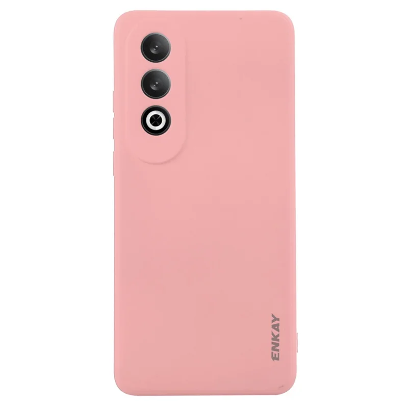 ENKAY HAT PRINCE Per OnePlus Nord CE4 5G Case Bordo Dritto Custodia in Silicone Liquido - Rosa