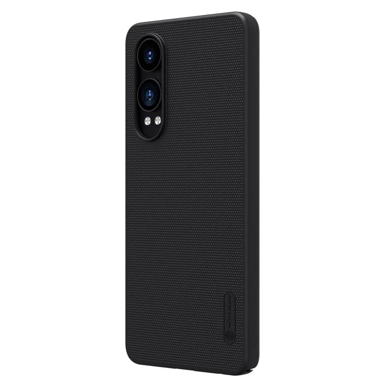 NILLKIN Frosted Shield Funda de Teléfono para OnePlus Nord CE4 Lite 5G / Oppo K12x 5G (China) Carcasa Trasera Dura de PC - Negro