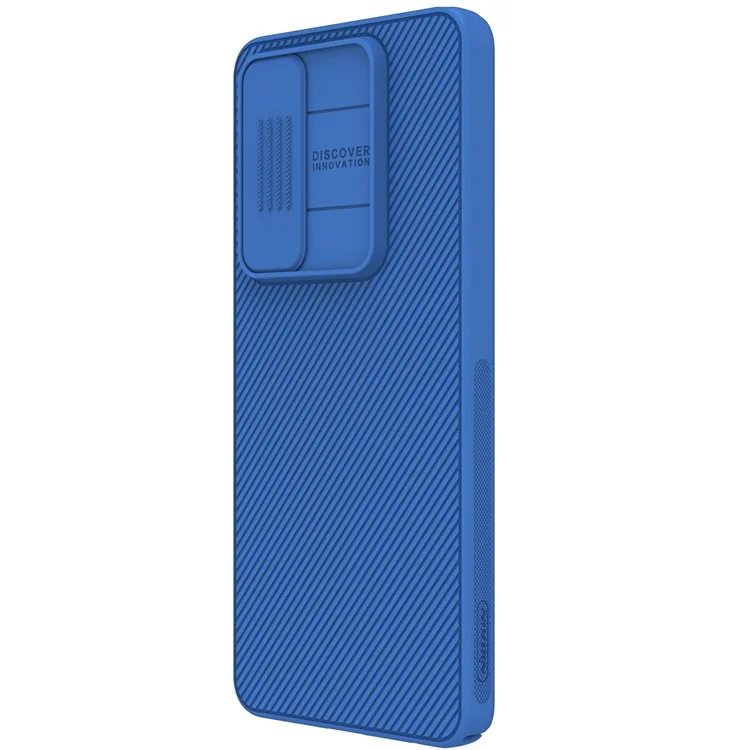 NILLKIN Camshield für OnePlus Nord CE4 Lite 5G / Oppo K12x 5G (China) Case mit Schiebe-Kameraabdeckung PC Handyhülle - Blau