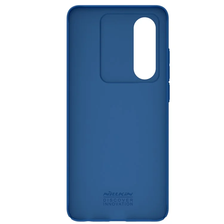 NILLKIN Camshield für OnePlus Nord CE4 Lite 5G / Oppo K12x 5G (China) Case mit Schiebe-Kameraabdeckung PC Handyhülle - Blau