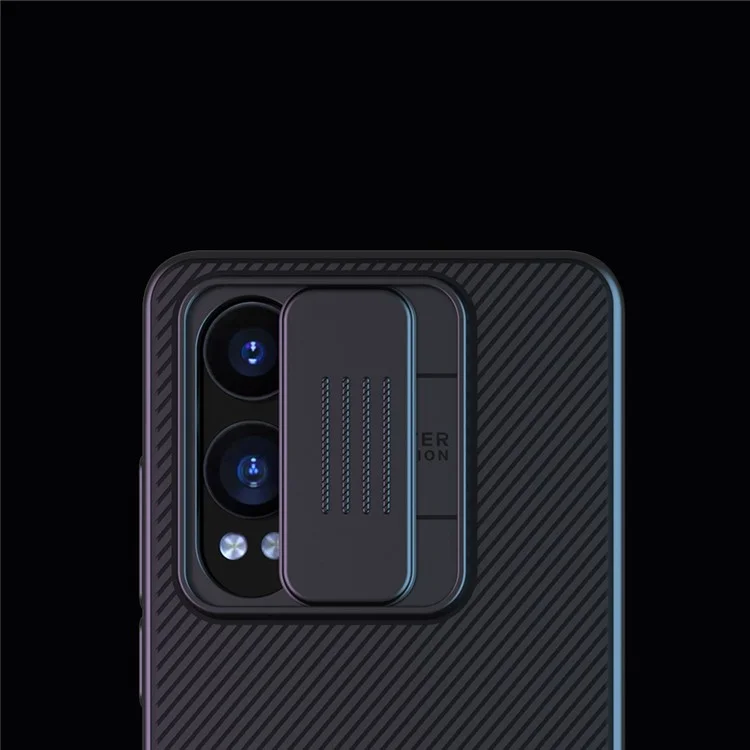 NILLKIN Camshield für OnePlus Nord CE4 Lite 5G / Oppo K12x 5G (China) Case mit Schiebe-Kameraabdeckung PC Handyhülle - Blau