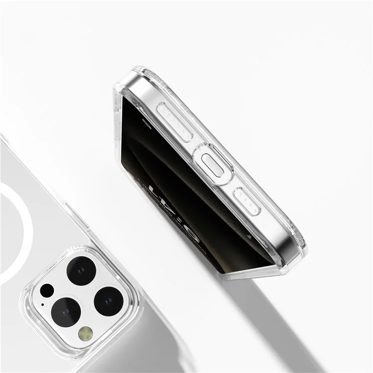 G Style For iPhone 16 Pro Case with Kickstand Compatible with Magsafe TPU + PC Phone Cover - Black