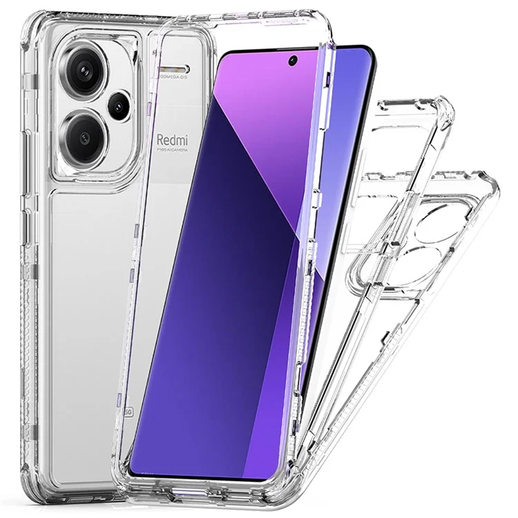 Für Xiaomi Redmi Note 13 Pro+ 5G Clear Case Acryl+TPU Hybrid Handyhülle