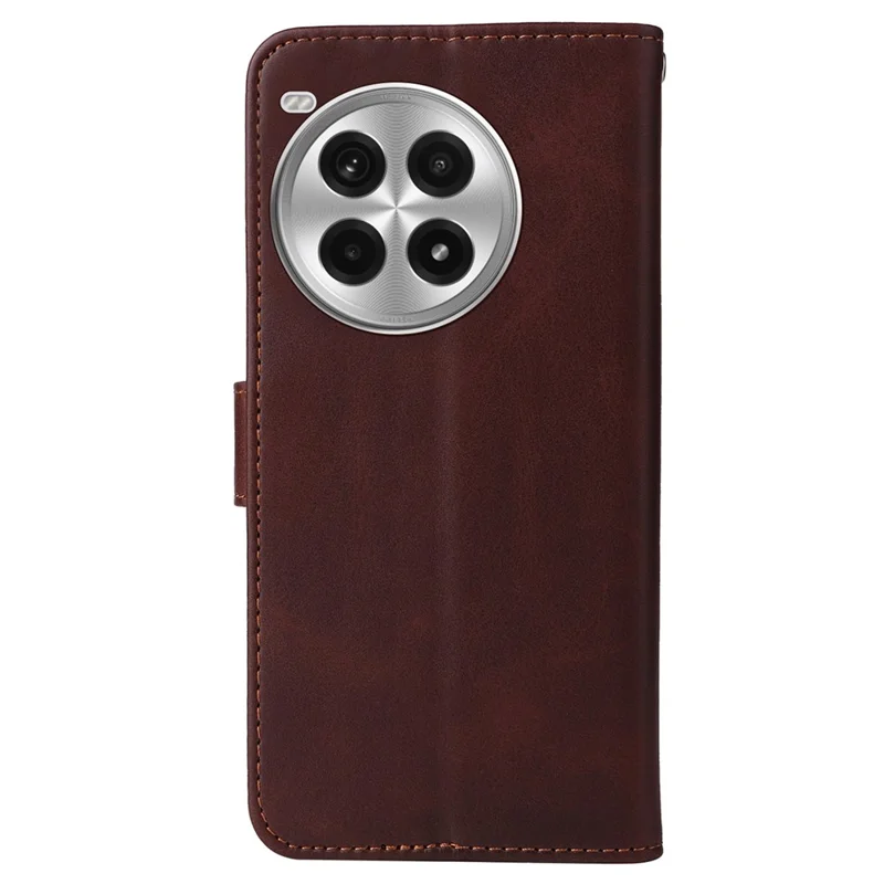 For OnePlus Ace 3 Pro 5G Case Wallet PU Leather Folio Flip Phone Cover - Brown