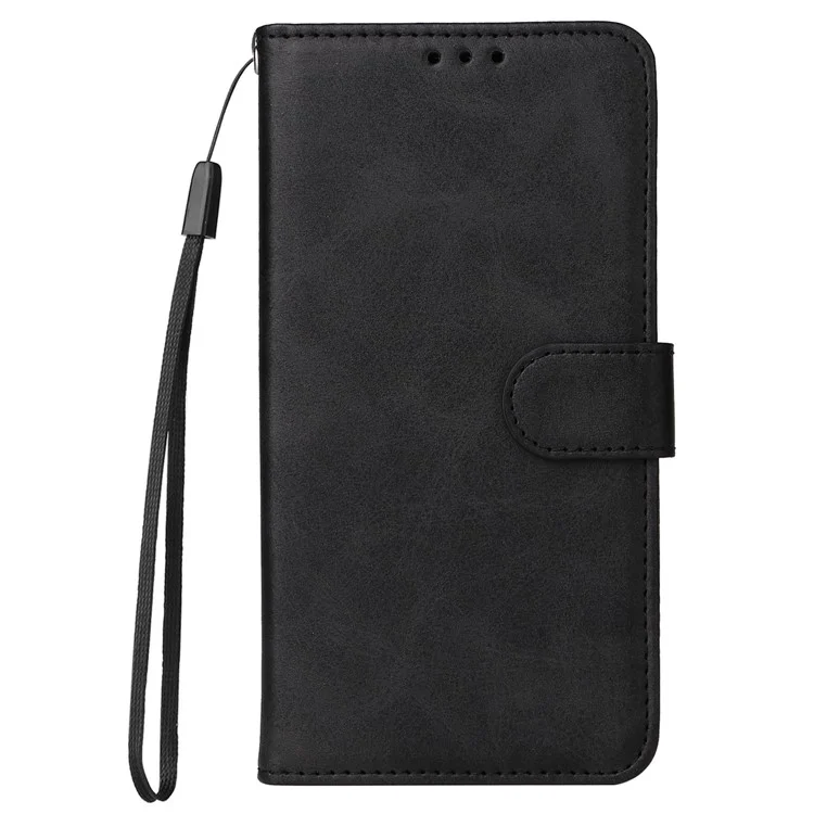 Für Realme GT 6 5G / GT Neo6 SE 5G Hülle Ständer Brieftasche Leder Handyhülle - Schwarz