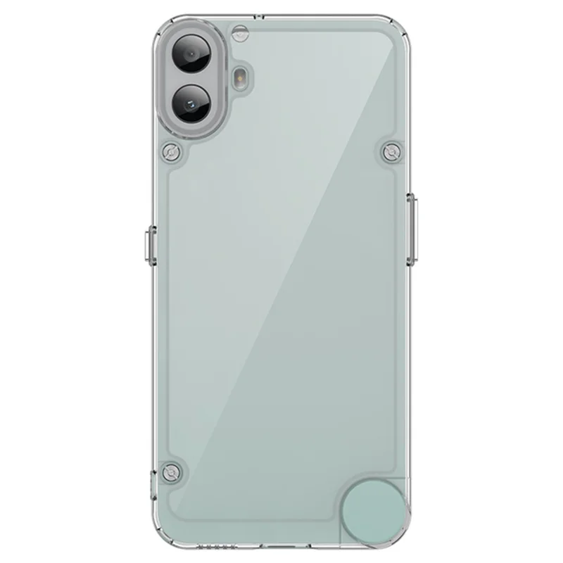 For Nothing CMF Phone 1 Shockproof Case TPU +Acrylic Protective Clear Phone Cover - Transparent