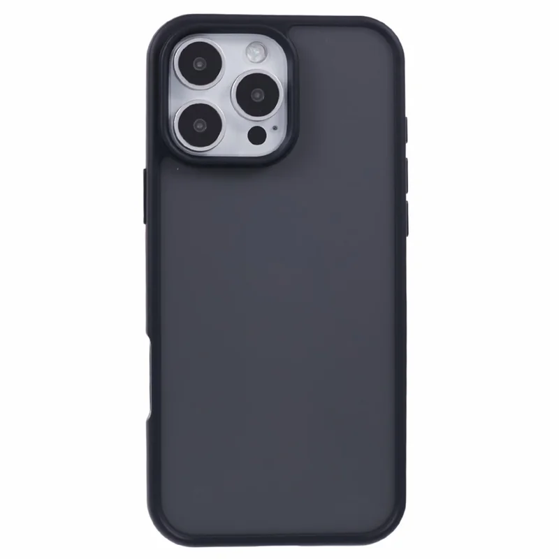 X-LEVEL For iPhone 16 Pro Case Acrylic + TPU Rubberized Shockproof Phone Cover - Black