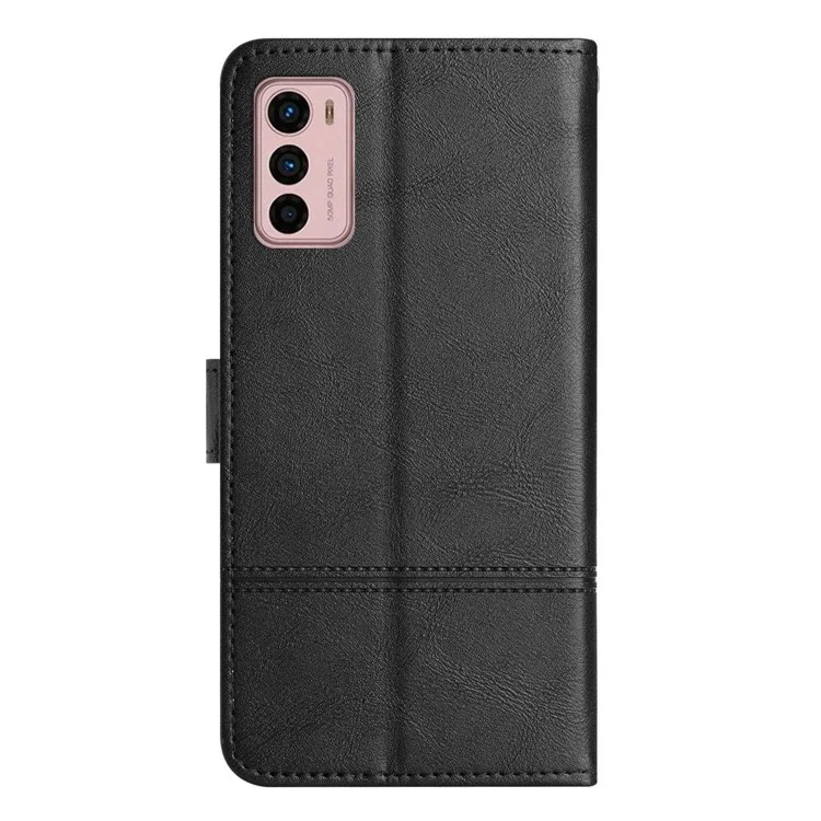 Caixa de Telefone Celular Para Motorola Moto G42 4G, Textura de Chupturo de Chido de Chupe Busines - Preto