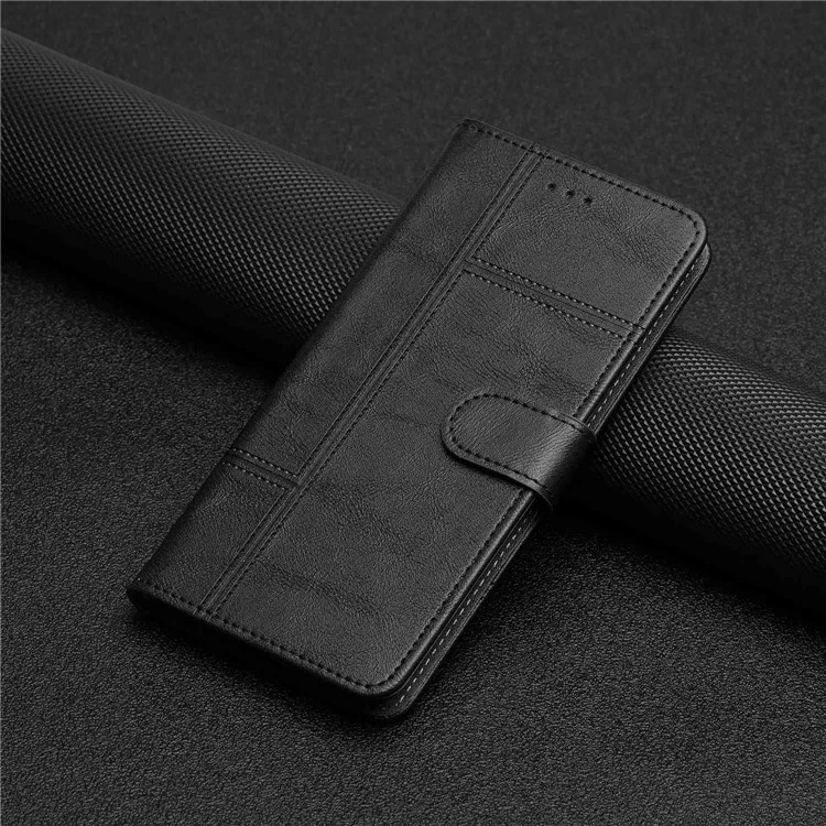 Caixa de Telefone Celular Para Motorola Moto G42 4G, Textura de Chupturo de Chido de Chupe Busines - Preto