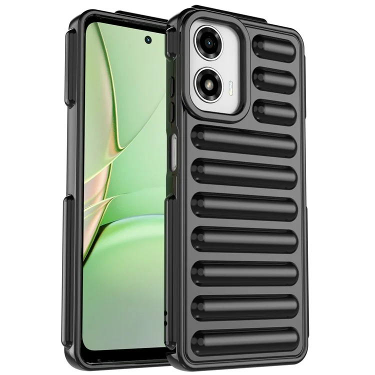 Capsule Series für Motorola Moto G04 4G / G04s 4G / G24 4G / G24 Power Gehäuse TPU stoßfestes Handyhülle - Schwarz