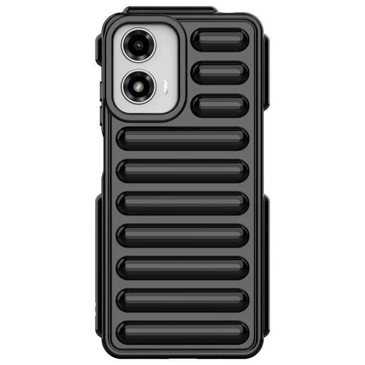 Capsule Series für Motorola Moto G04 4G / G04s 4G / G24 4G / G24 Power Gehäuse TPU stoßfestes Handyhülle - Schwarz