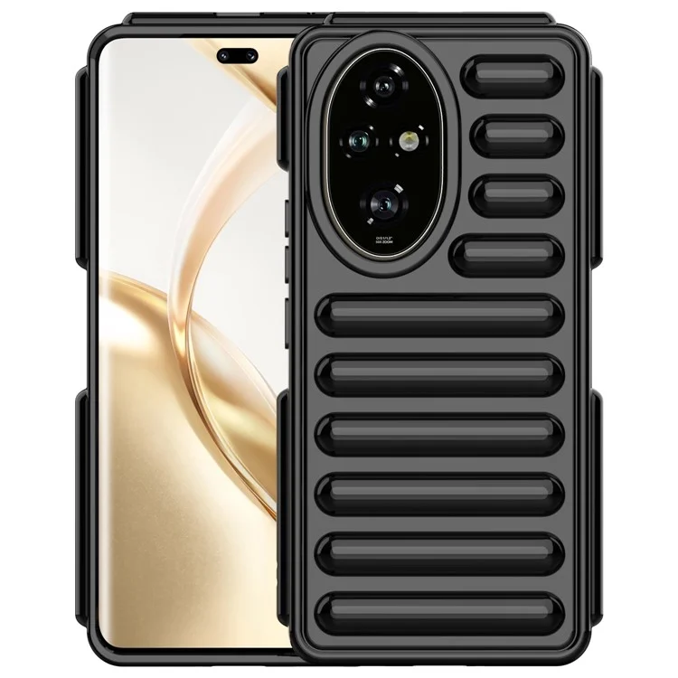 Cápsula Serie para Funda Honor 200 Pro 5G Anti-Drop Casos de Teléfono TPU - Negro