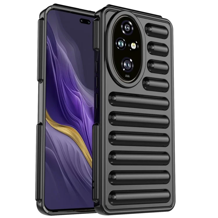 Cápsula Serie para Funda Honor 200 Pro 5G Anti-Drop Casos de Teléfono TPU - Negro