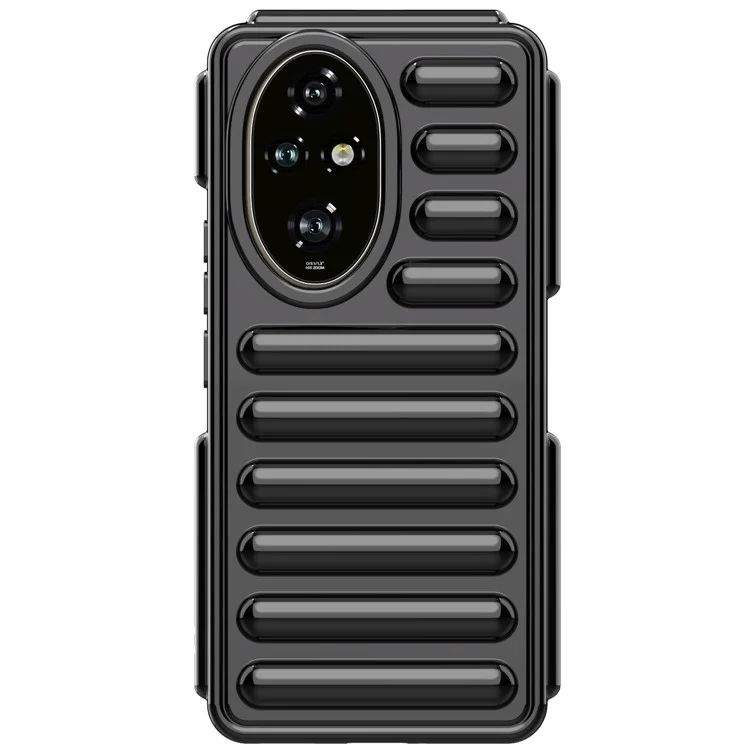 Cápsula Serie para Funda Honor 200 Pro 5G Anti-Drop Casos de Teléfono TPU - Negro