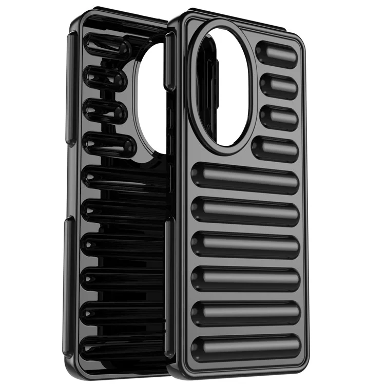 Cápsula Serie para Funda Honor 200 Pro 5G Anti-Drop Casos de Teléfono TPU - Negro
