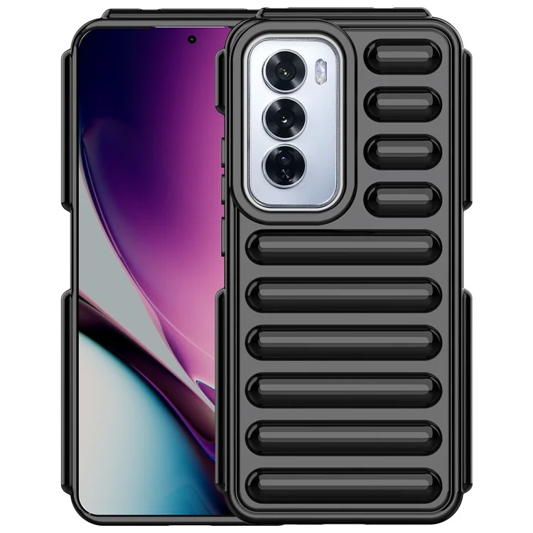 Capsule Series for Oppo Reno12 5G (Global) Case Protective TPU Phone Cover - Black