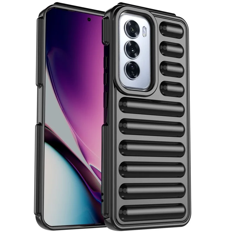Capsule Series for Oppo Reno12 5G (Global) Case Protective TPU Phone Cover - Black