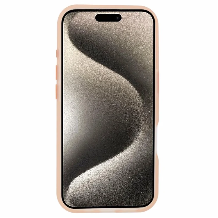 Чехол для iPhone 15 Pro, совместимый с MagSafe, тонкий матовый устойчивый к царапинам телефонный чехол - оранжевый