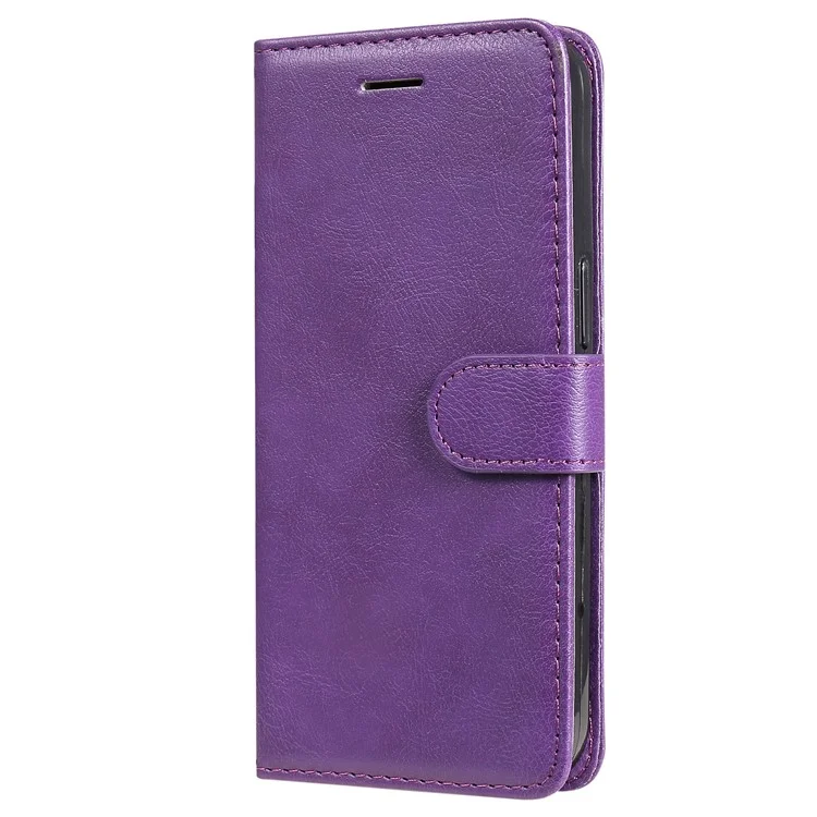 KT Leder-Serie-2 für Samsung Galaxy M35 5G Hülle Wallet Handyhülle Einfarbig mit Ständer - Lila