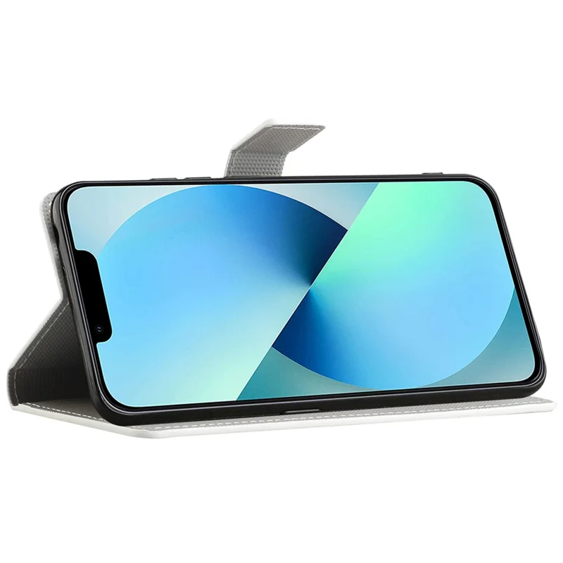 Für iPhone 16 Pro Max Case PU-Leder Geldbörsen-Handyhülle mit Musteraufdruck - Eulen Aufkleber