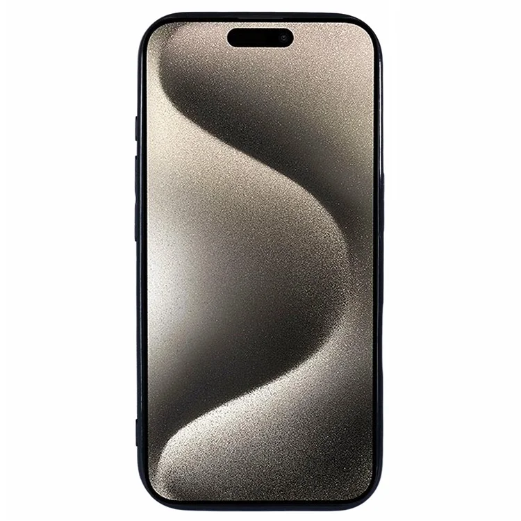 Чехол для iPhone 16 Plus с текстурой из углеродного волокна, TPU, противоцарапающее покрытие