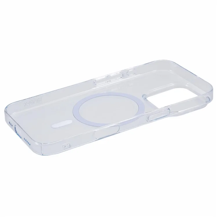 X-LEVEL For iPhone 16 Pro Max Case Ultra Slim Hard PC Phone Cover Compatible with MagSafe - Transparent